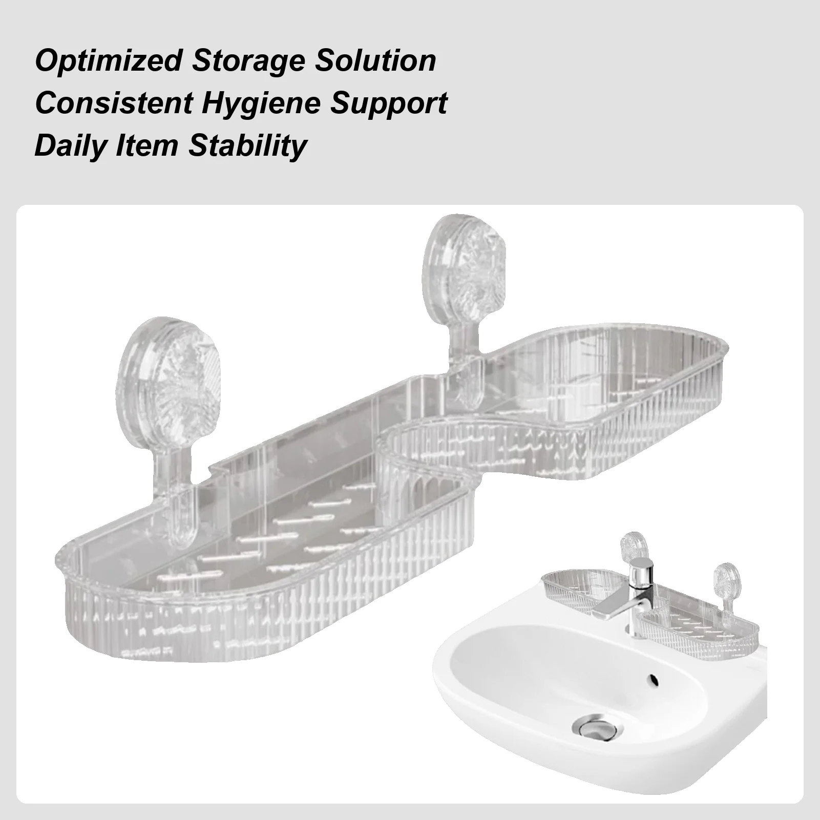 Suction Storage Rack For Bathroom Storage Faucet Rack Holder Organizer Reusable Rust-Proof Accessories Soap Holder Storage For 
Suction Storage Rack For Bathroom Storage Faucet Rack Holder Organizer Reusable Rust-Proof Accessories Soap Holder Storage For