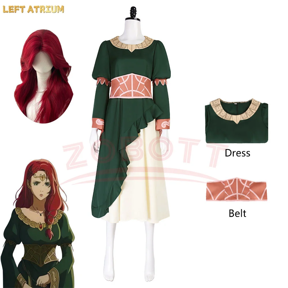 Movie Hera Cosplay Costume Season 2 Green Dress Suit Outfits Halloween Carnival Party Fantasia Women Adult Clothing
Movie Hera Cosplay Costume Season 2 Green Dress Suit Outfits Halloween Carnival Party Fantasia Women Adult Clothing