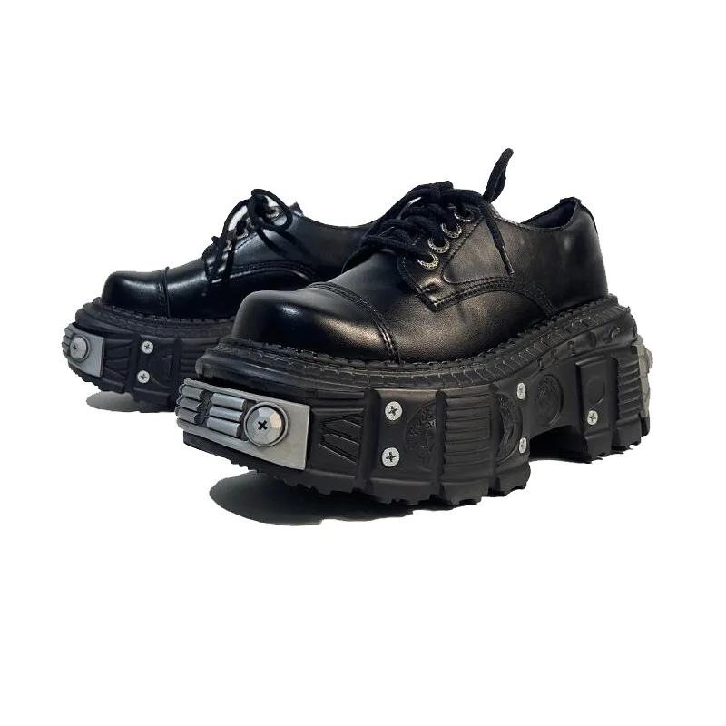 Cool Women's Sneakers Vintage Punk Style Platform Shoes for Girls Round Toe Height Increasing Ankle Boots Spring Autumn Lace Up
Cool Women's Sneakers Vintage Punk Style Platform Shoes for Girls Round Toe Height Increasing Ankle Boots Spring Autumn Lace Up