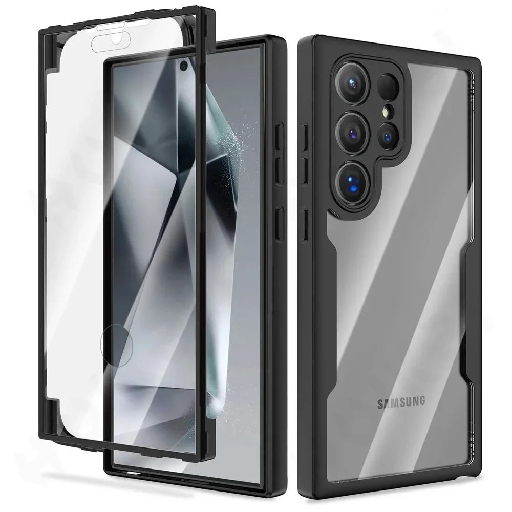 Case For Samsung Galaxy S24 S23 S25 Ultra Plus A55 A35 A56 A36 4G 5G 360 Full Shockproof Silicone Screen Protection Phone Cover
Case For Samsung Galaxy S24 S23 S25 Ultra Plus A55 A35 A56 A36 4G 5G 360 Full Shockproof Silicone Screen Protection Phone Cover