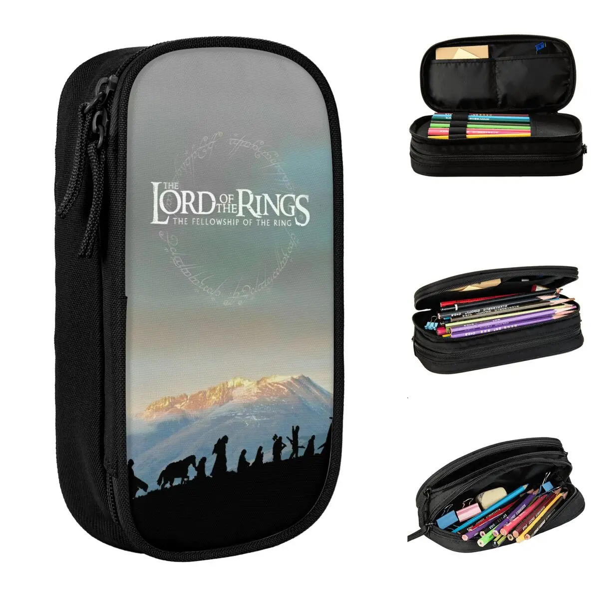 L-Lords Of The R-Rings Pencil Case Classic Movie TV Series Pen Box Bag Student Large Storage School Supplies Gifts Pencil Box
L-Lords Of The R-Rings Pencil Case Classic Movie TV Series Pen Box Bag Student Large Storage School Supplies Gifts Pencil Box