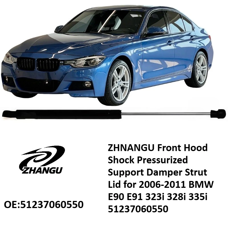 ZHNANGU Front Hood Shock Pressurized Support Damper Strut Lid for 2006-2011 BMW E90 E91 323i 328i 335i 51237060550
ZHNANGU Front Hood Shock Pressurized Support Damper Strut Lid for 2006-2011 BMW E90 E91 323i 328i 335i 51237060550