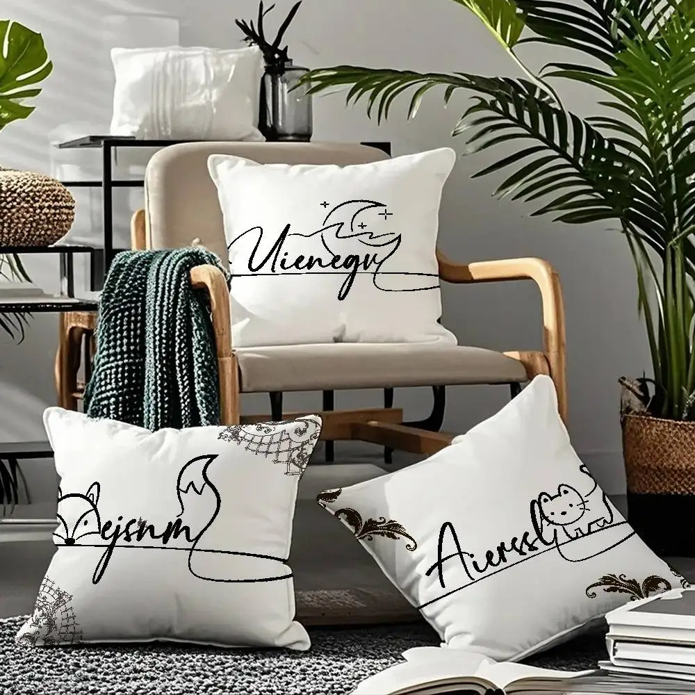 Anime Artistic Animal Signatures Art Pillow Case Comfort Sofa Bed Silky Elegant Invisible Zipper Custom Decorative Cushion Cover
Anime Artistic Animal Signatures Art Pillow Case Comfort Sofa Bed Silky Elegant Invisible Zipper Custom Decorative Cushion Cover