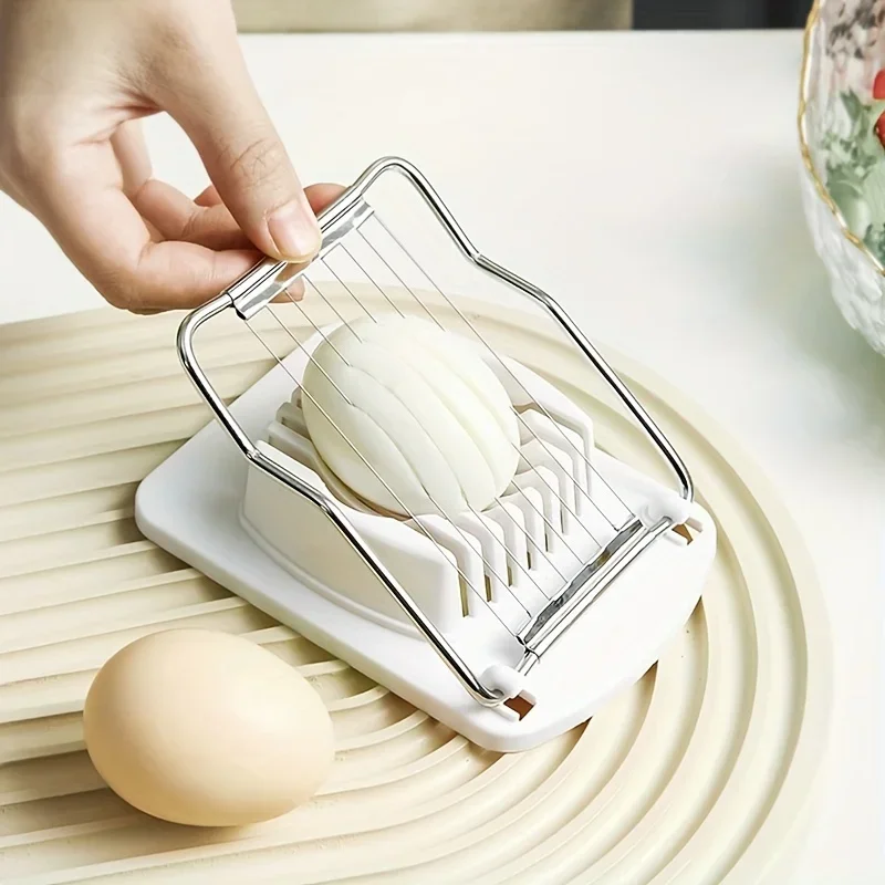 Egg Slicer Various Multi Functional Stainless Steel Egg Slicers Can Cut Soft Food for Practical Quick Household Kitchen Tools
Egg Slicer Various Multi Functional Stainless Steel Egg Slicers Can Cut Soft Food for Practical Quick Household Kitchen Tools