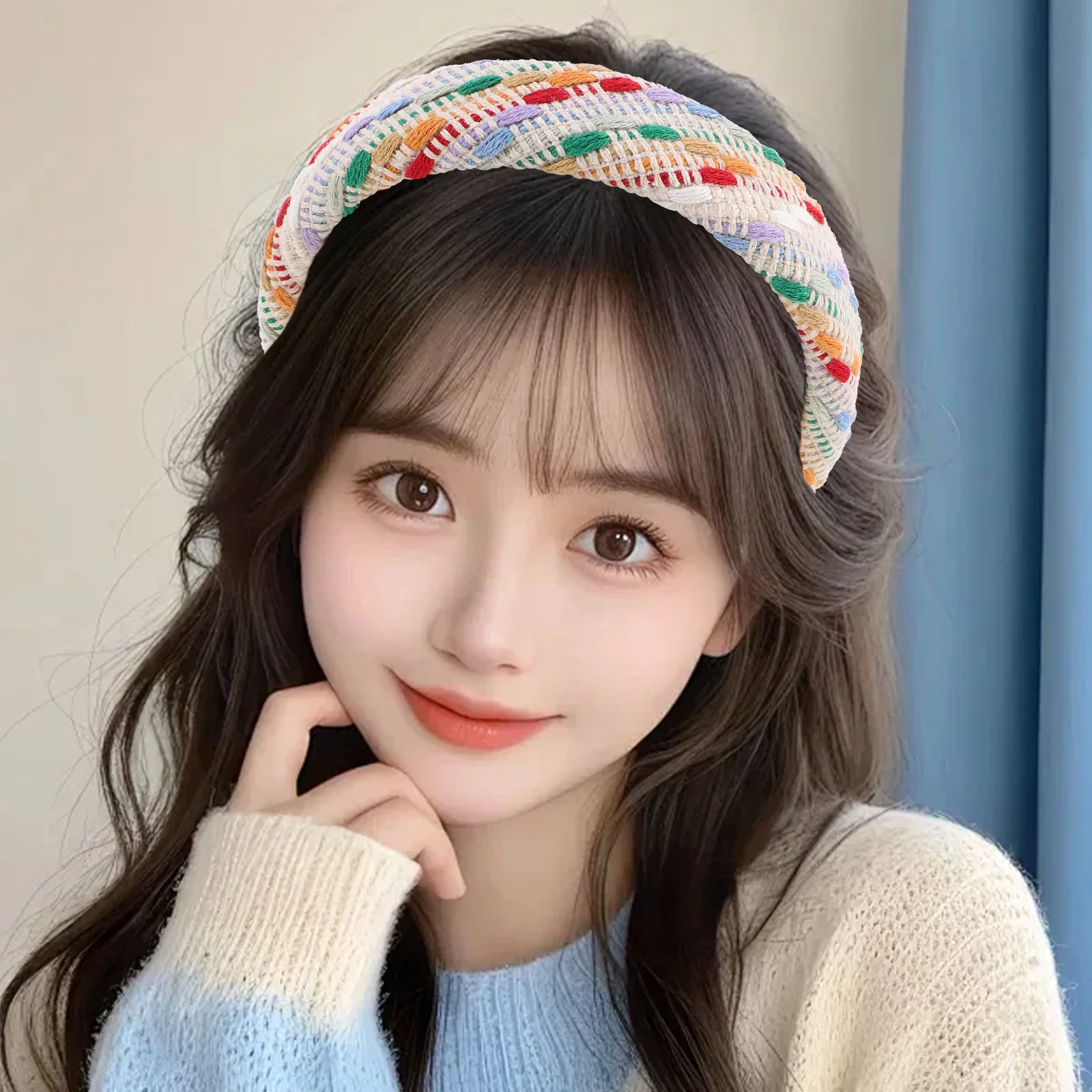 Colorful Knitted Headband for Women Soft Yarn High Crown Design Accessory Daily Use Braid Headband Fashion Hairbands
Colorful Knitted Headband for Women Soft Yarn High Crown Design Accessory Daily Use Braid Headband Fashion Hairbands