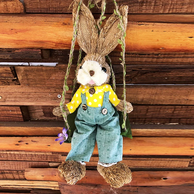 Straw Rabbit Swing Handmade Christmas Wedding Decoration Inspirational Creative Cute Net Red Ornament Gift Room Decoration
Straw Rabbit Swing Handmade Christmas Wedding Decoration Inspirational Creative Cute Net Red Ornament Gift Room Decoration