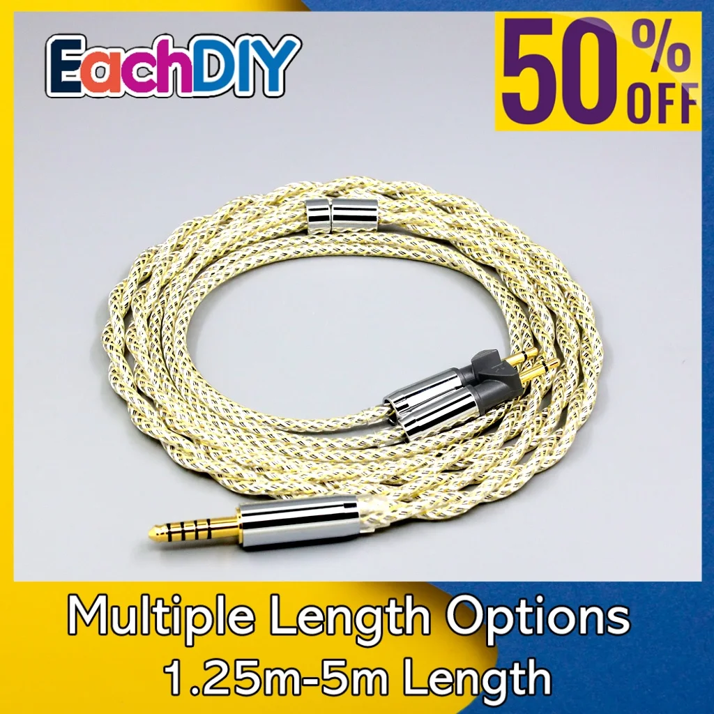 TypeS 23AWG Litz Shielding Silver OCC Earphone Cable For Abyss Diana v2 phi TC X1226lite 1:1 headphone pin LN008917
TypeS 23AWG Litz Shielding Silver OCC Earphone Cable For Abyss Diana v2 phi TC X1226lite 1:1 headphone pin LN008917