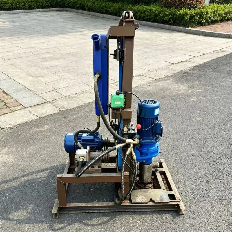 Customized mini drilling rig, bestselling well drilling rig, compact water well drill rig, household well-drilling machinery
Customized mini drilling rig, bestselling well drilling rig, compact water well drill rig, household well-drilling machinery