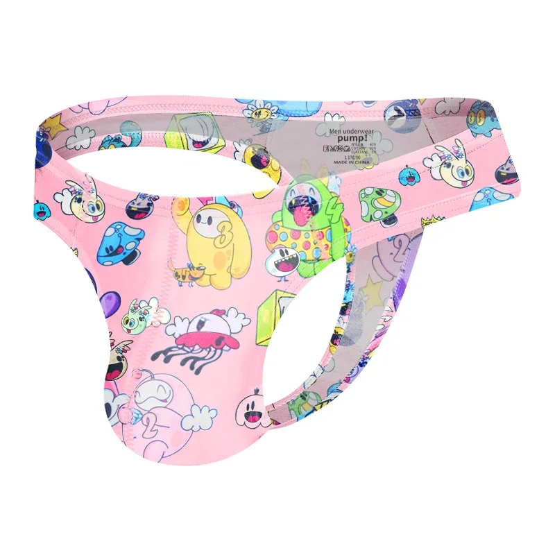 Fashion Men Underwear Thong Cartoon Pattern Sexy Gay Jockstrap Mens Bikini Thongs Panties Cueca Tanga Hombre
Fashion Men Underwear Thong Cartoon Pattern Sexy Gay Jockstrap Mens Bikini Thongs Panties Cueca Tanga Hombre