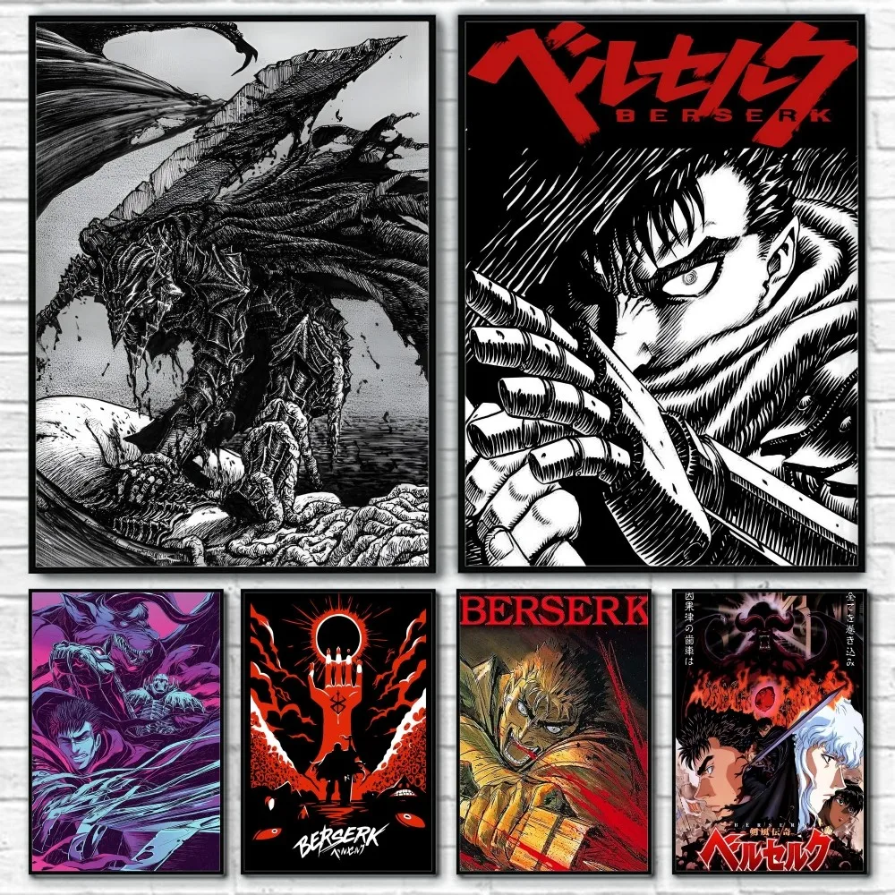 1PC Anime B-Berserk Poster Sticky Wall Art Printing Waterproof Home Living Bed Room Bar Aesthetic Decor
1PC Anime B-Berserk Poster Sticky Wall Art Printing Waterproof Home Living Bed Room Bar Aesthetic Decor