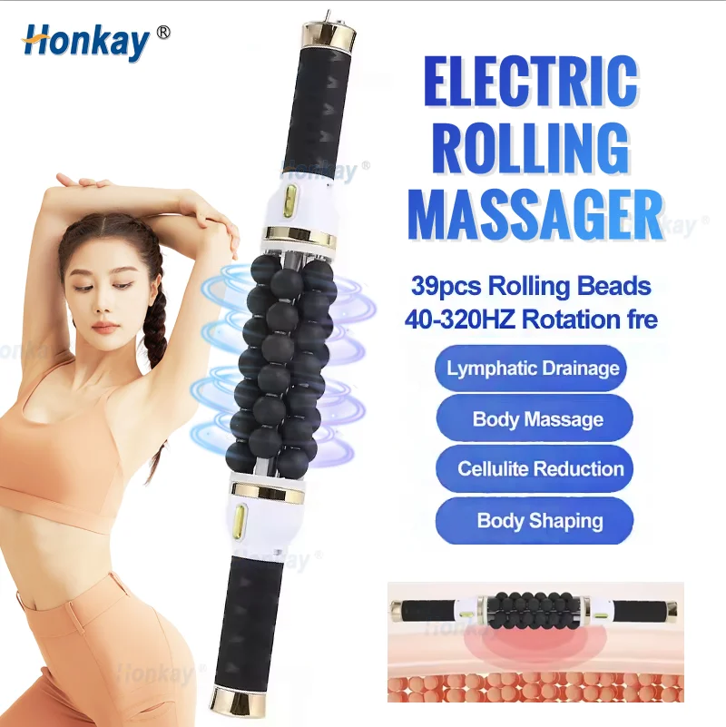 Bead Roller Massage Rotating Body Roller Fitness Massager 7D Rolling Beads Cylinder Therapy Fat Remove Anti-Cellulite Sliming
Bead Roller Massage Rotating Body Roller Fitness Massager 7D Rolling Beads Cylinder Therapy Fat Remove Anti-Cellulite Sliming