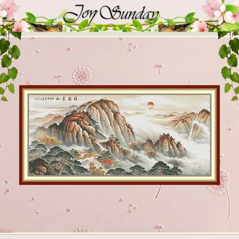 Sunrise at Mount Tai Patterns Counted Cross Stitch Set DIY 11CT 14CT 16CT HD Stamped DMC Cross-stitch Kit Embroidery Needlework
Sunrise at Mount Tai Patterns Counted Cross Stitch Set DIY 11CT 14CT 16CT HD Stamped DMC Cross-stitch Kit Embroidery Needlework