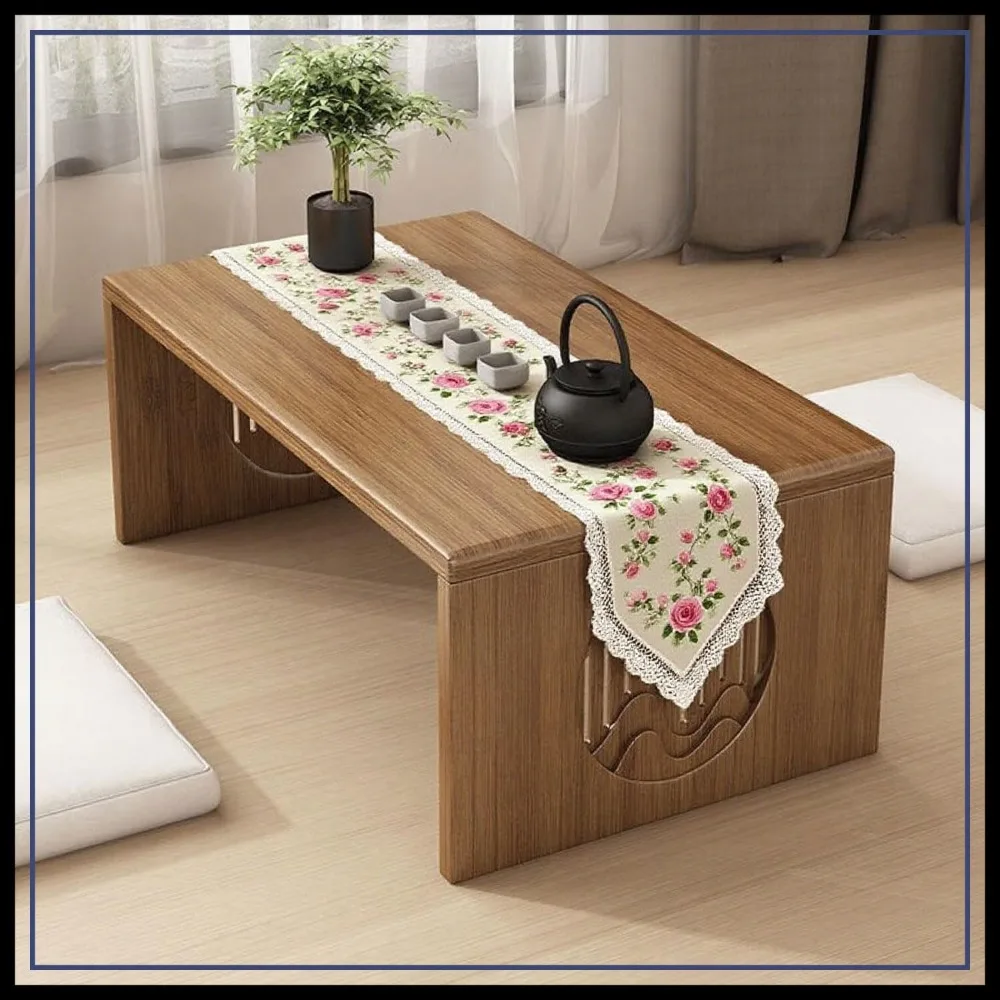 Folding Bamboo Coffee Table, Portable Low Table for Floor Sitting, 31.5 Inch, No Assembly Needed
Folding Bamboo Coffee Table, Portable Low Table for Floor Sitting, 31.5 Inch, No Assembly Needed