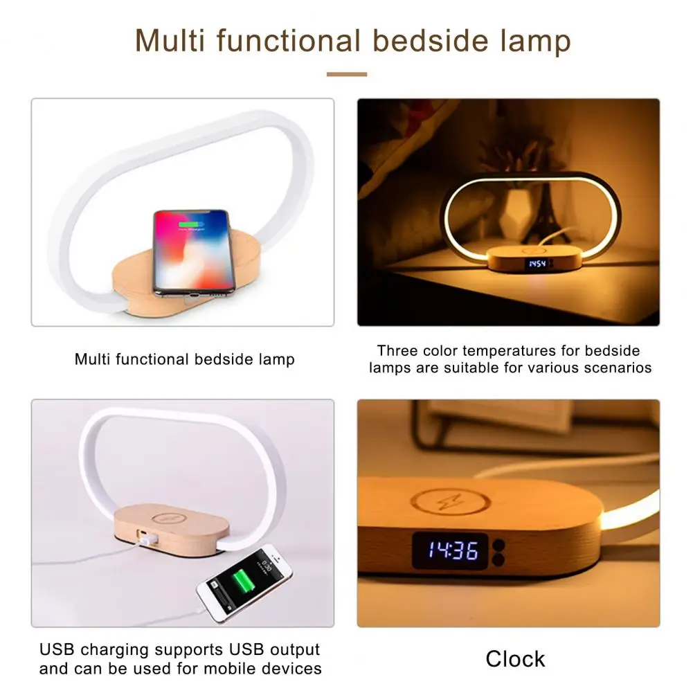 Portable Night Light Wireless Charger Table Lamp with Stepless Dimmable Touch Control 3 Color Temperatures Night for Bedside
Portable Night Light Wireless Charger Table Lamp with Stepless Dimmable Touch Control 3 Color Temperatures Night for Bedside
