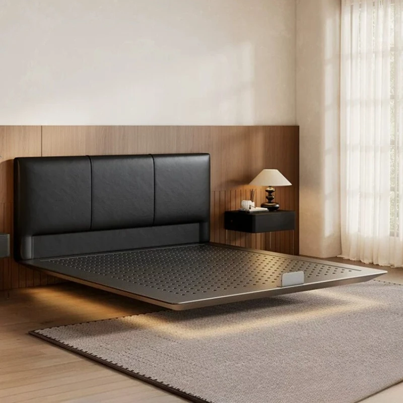#lit 180x200cm 200x220cm stainless steel double carbon steel floating genuine leather bed bedroom beds and bed frames furniture
#lit 180x200cm 200x220cm stainless steel double carbon steel floating genuine leather bed bedroom beds and bed frames furniture