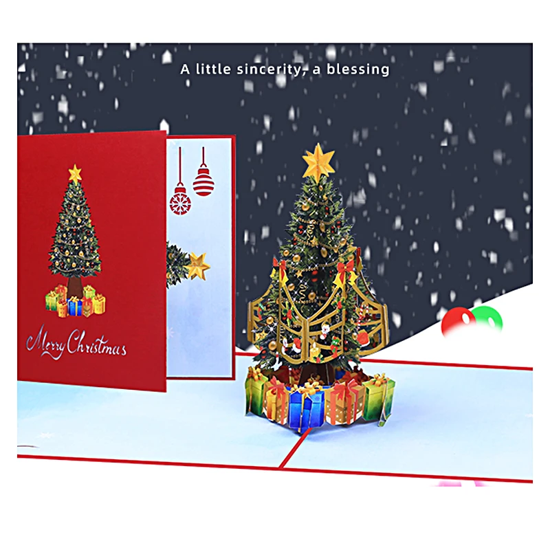 Handmade Christmas Tree 3D Pop Up Greeting Card with Envelope, Santa Claus, Holiday Party Invitation, Xmas Gift
Handmade Christmas Tree 3D Pop Up Greeting Card with Envelope, Santa Claus, Holiday Party Invitation, Xmas Gift