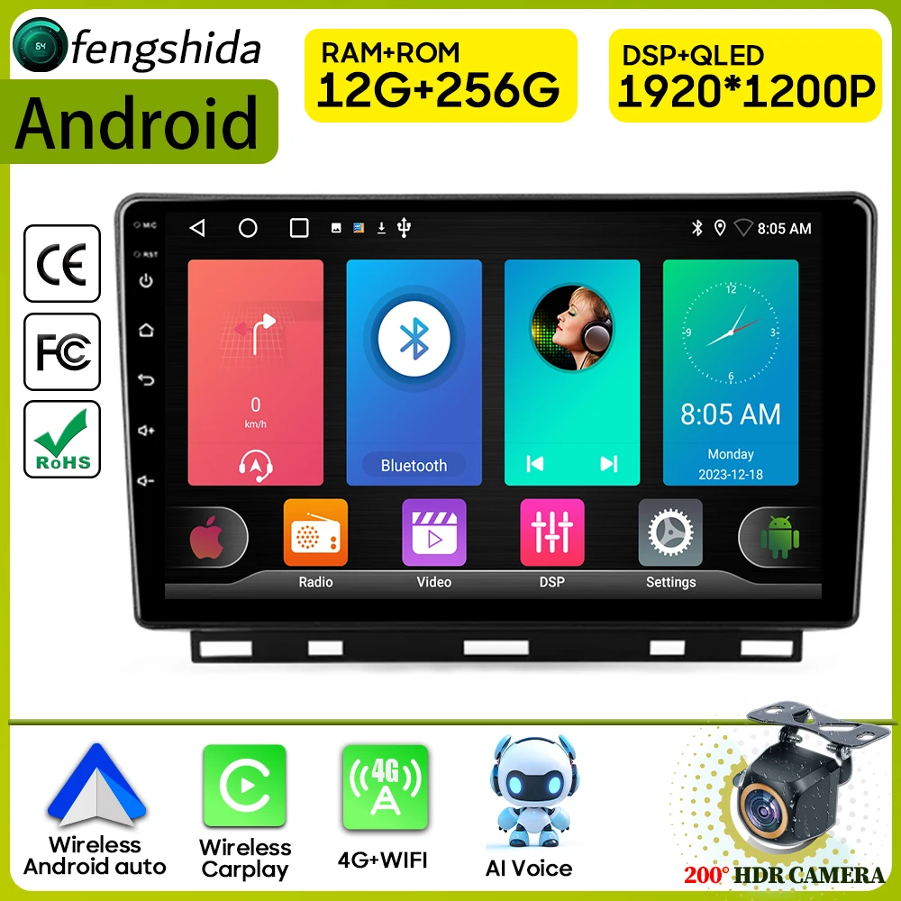 Автомобильный радиоприемник Carplay для Renault Clio 5 Lutecia 2019-2021 навигация Android авто стерео мультимедийный плеер авторадио без 2din DVD
Автомобильный радиоприемник Carplay для Renault Clio 5 Lutecia 2019-2021 навигация Android авто стерео мультимедийный плеер авторадио без 2din DVD