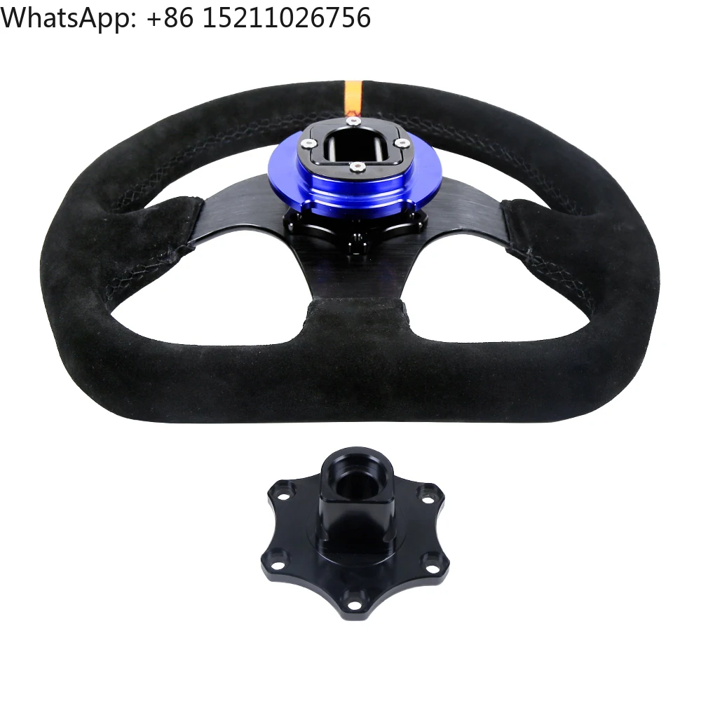 KYOSTAR Black D Shaped 6 Hole Steering Wheel Quick Release Adapter Boss Kit Wheel Hub for Universal Car Aftermarket Parts
KYOSTAR Black D Shaped 6 Hole Steering Wheel Quick Release Adapter Boss Kit Wheel Hub for Universal Car Aftermarket Parts