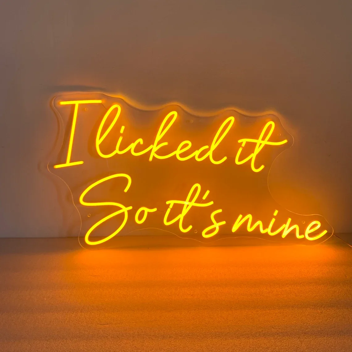 I licked it so it's mine Neon Light Sign Home Bedroom Bar Neon Wall Art Decoration Personalized Neon Sign
I licked it so it's mine Neon Light Sign Home Bedroom Bar Neon Wall Art Decoration Personalized Neon Sign