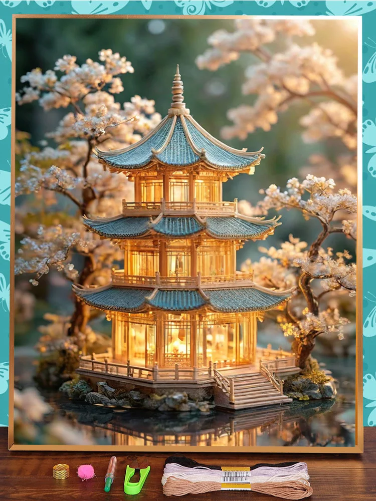 Scenery Fantasy Tower Printed Cross-Stitch Full Kit DIY Embroidery Needlework Handmade Handiwork Knitting Magic Package Stamped
Scenery Fantasy Tower Printed Cross-Stitch Full Kit DIY Embroidery Needlework Handmade Handiwork Knitting Magic Package Stamped