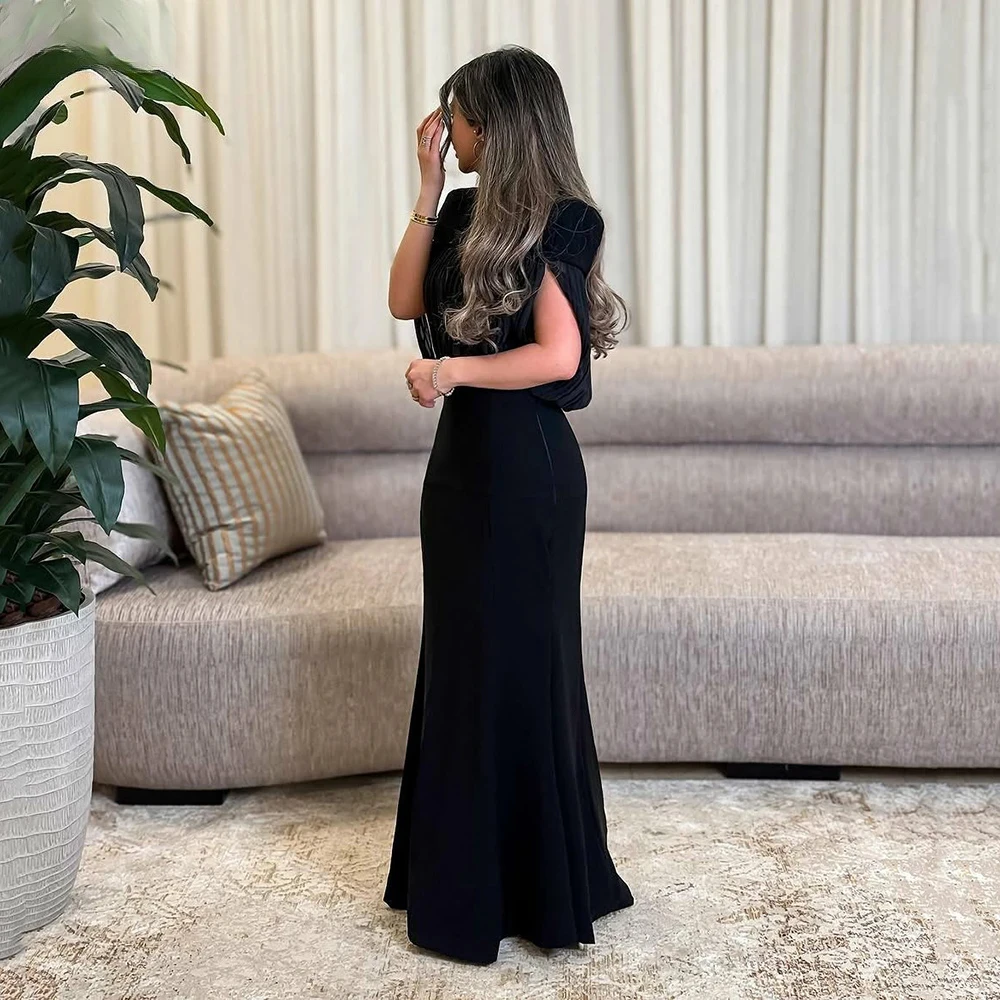 Formal High Collar Ruched Mermaid Dresses Fashion Jersey Pleated Dresses High Quality Occasion Dresses
Formal High Collar Ruched Mermaid Dresses Fashion Jersey Pleated Dresses High Quality Occasion Dresses