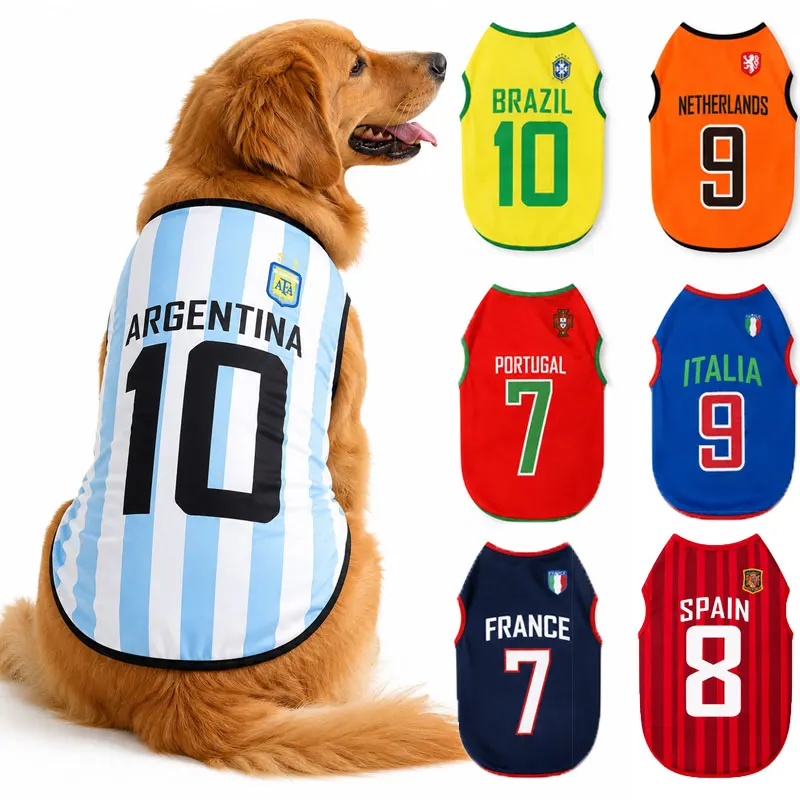 Sport Team Dog Jersey Number Print Dogs Vests Sport Style Breathable Mesh Puppy Sleeveless Shirt Small Medium Larg Pets Clothes
Sport Team Dog Jersey Number Print Dogs Vests Sport Style Breathable Mesh Puppy Sleeveless Shirt Small Medium Larg Pets Clothes