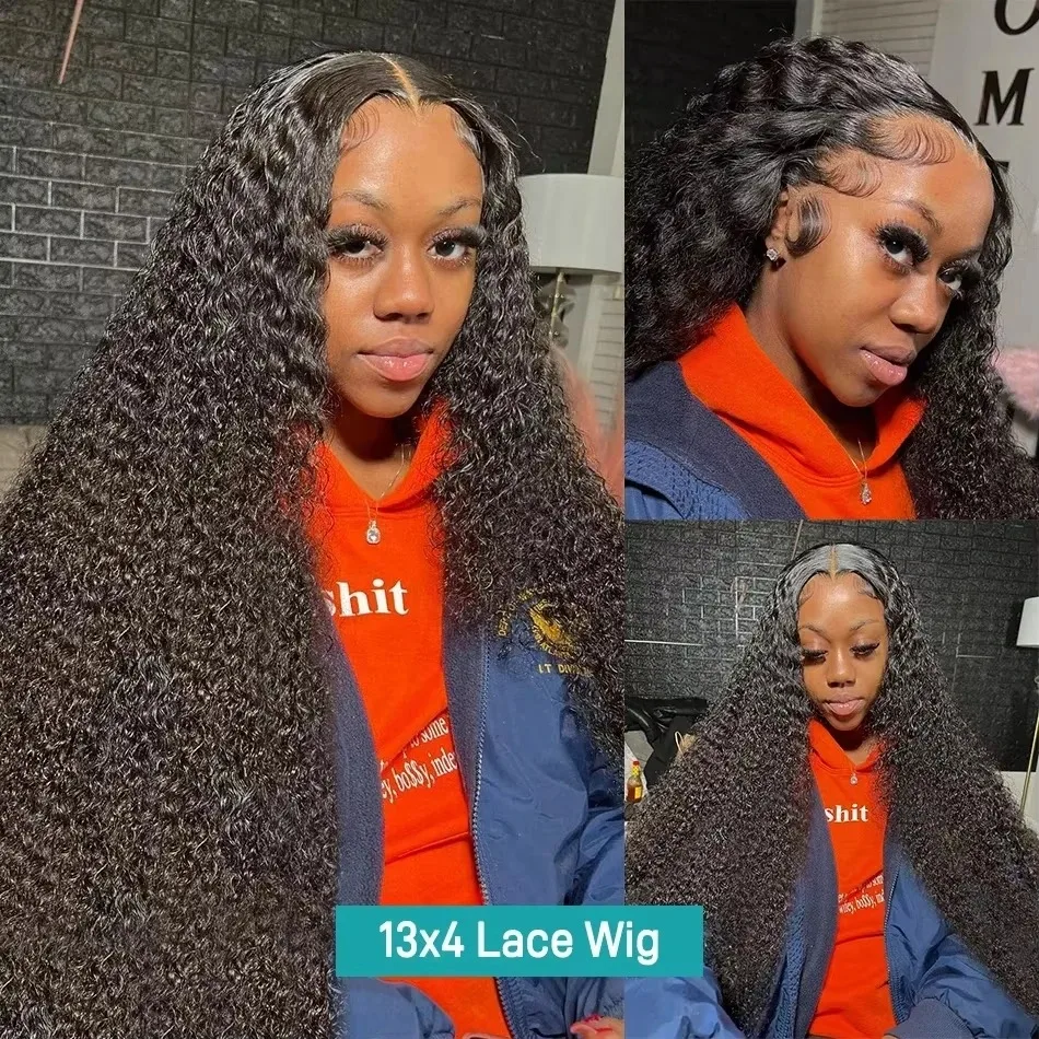 40 Inch Deep Wave 5x5 Glueless 250 Density 13x4 HD Lace Frontal Wigs Remy Hair Skin Like HD Lace Curly Wigs Natural Black
40 Inch Deep Wave 5x5 Glueless 250 Density 13x4 HD Lace Frontal Wigs Remy Hair Skin Like HD Lace Curly Wigs Natural Black