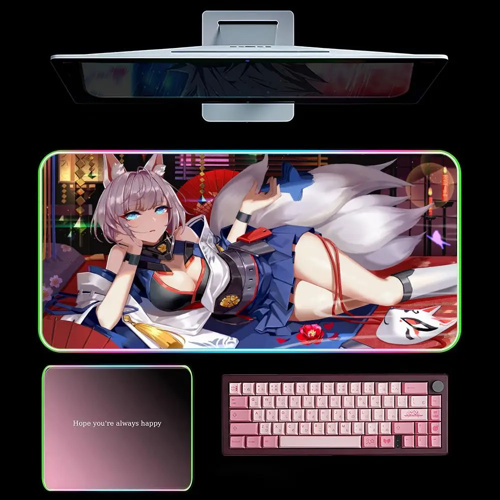 B-Bismarck Z-Zwei Azur Lane Mouse Pad RGB Gaming Mousepad LED Large Games Mouse pads XXL Keyboard Pad Luminous Desk Mat Backlit
B-Bismarck Z-Zwei Azur Lane Mouse Pad RGB Gaming Mousepad LED Large Games Mouse pads XXL Keyboard Pad Luminous Desk Mat Backlit