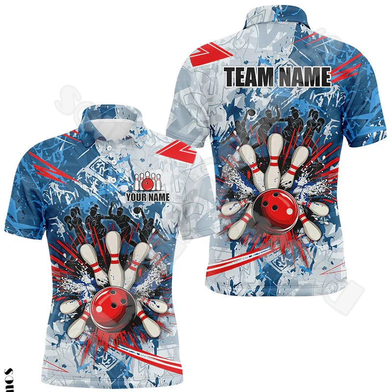 Custom Name Strike Bowling Flame Graffiti Gradient Tattoo Retro 3DPrint Harajuku Summer Funny Short Sleeves Polo Jersey Shirts A
Custom Name Strike Bowling Flame Graffiti Gradient Tattoo Retro 3DPrint Harajuku Summer Funny Short Sleeves Polo Jersey Shirts A