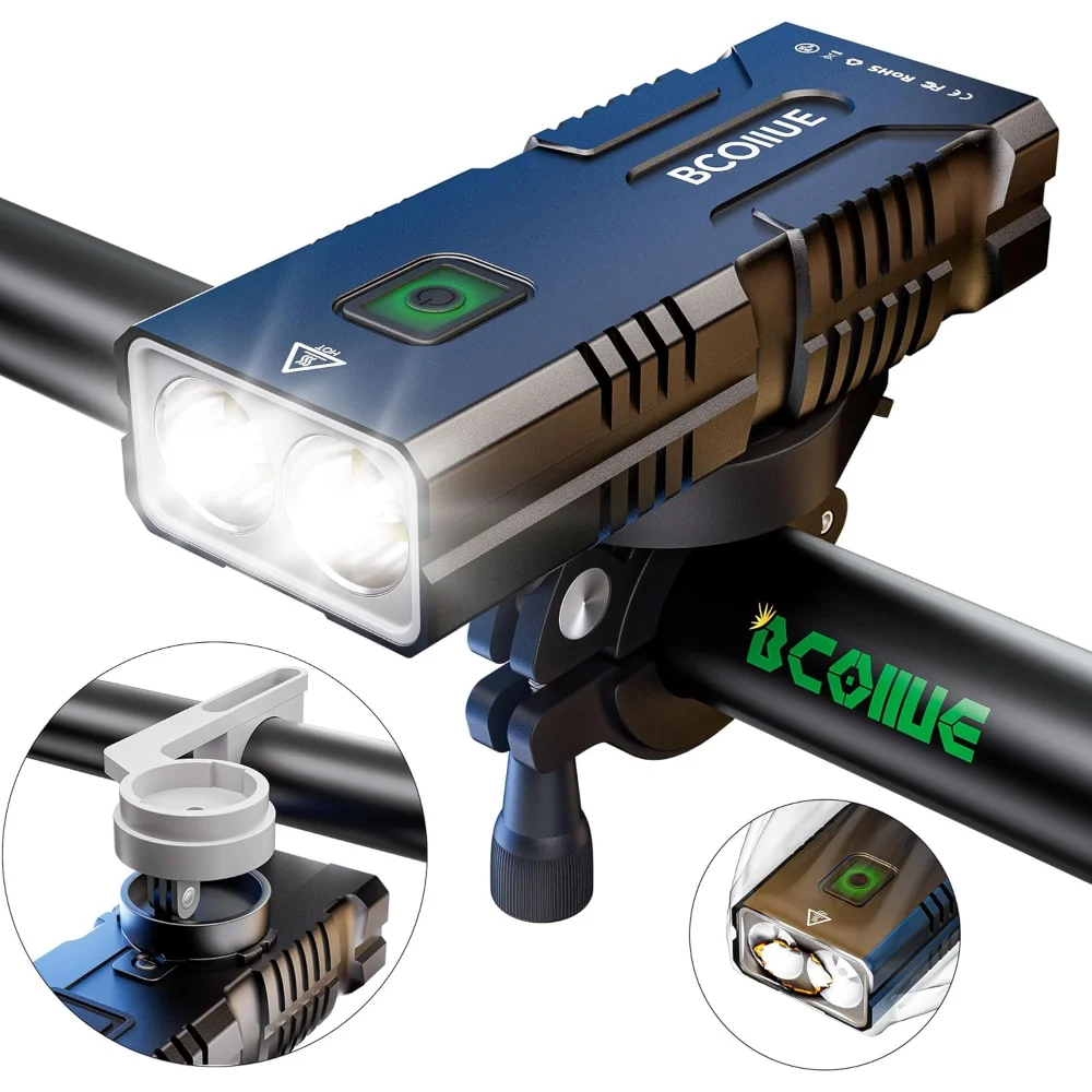 Bike light night riding, bike light super bright 10000 lumens high output, 8 mode rechargeable, waterproof safe night riding
Bike light night riding, bike light super bright 10000 lumens high output, 8 mode rechargeable, waterproof safe night riding