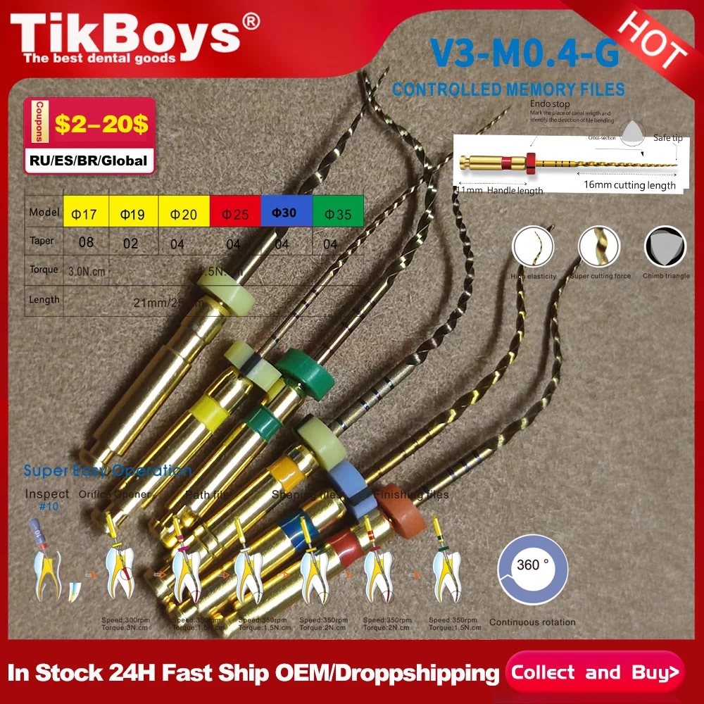25 мм стоматологические эндодонтические файлы система V3-M суперэластичные эндодонтические роторные напильники для корневых каналов термоактивация двигатель для чистки зубов
25 мм стоматологические эндодонтические файлы система V3-M суперэластичные эндодонтические роторные напильники для корневых каналов термоактивация двигатель для чистки зубов