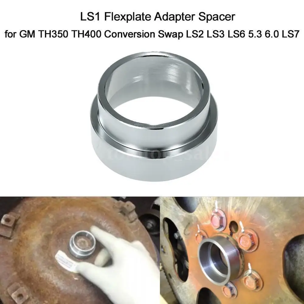 Flexplate Adapter Spacer Direct Fit Iron Zinc Flywheels Part Transmission Accessory for LS Engines TH350 TH400
Flexplate Adapter Spacer Direct Fit Iron Zinc Flywheels Part Transmission Accessory for LS Engines TH350 TH400