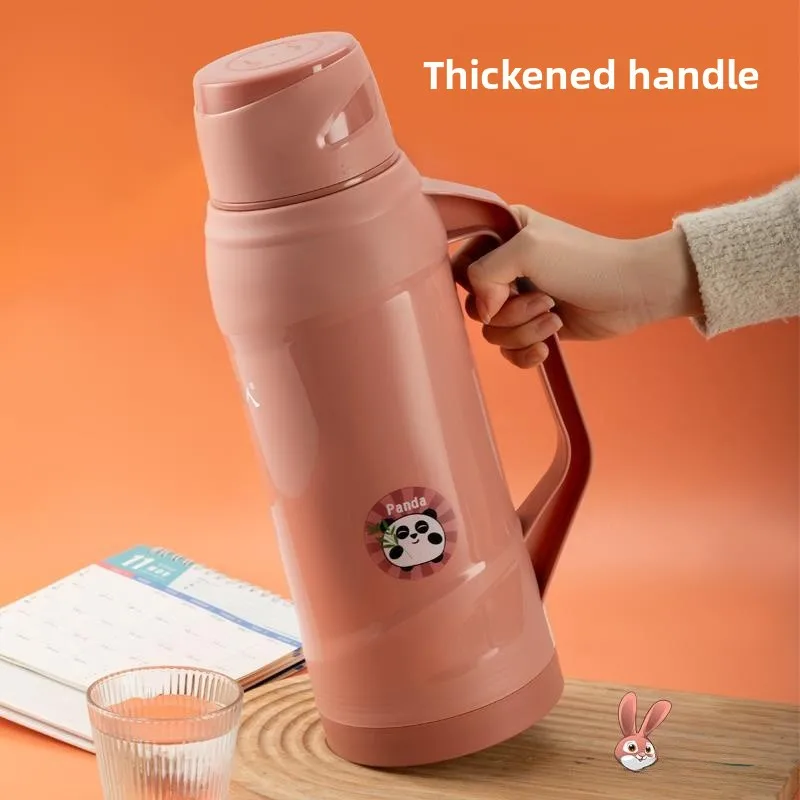 Large Capaci 2L Thermal Pot Water Bottle Tea Pot for Students Home Use Insulated Flask Hot Water Pot Vacuum Flask Glass Inner
Large Capaci 2L Thermal Pot Water Bottle Tea Pot for Students Home Use Insulated Flask Hot Water Pot Vacuum Flask Glass Inner