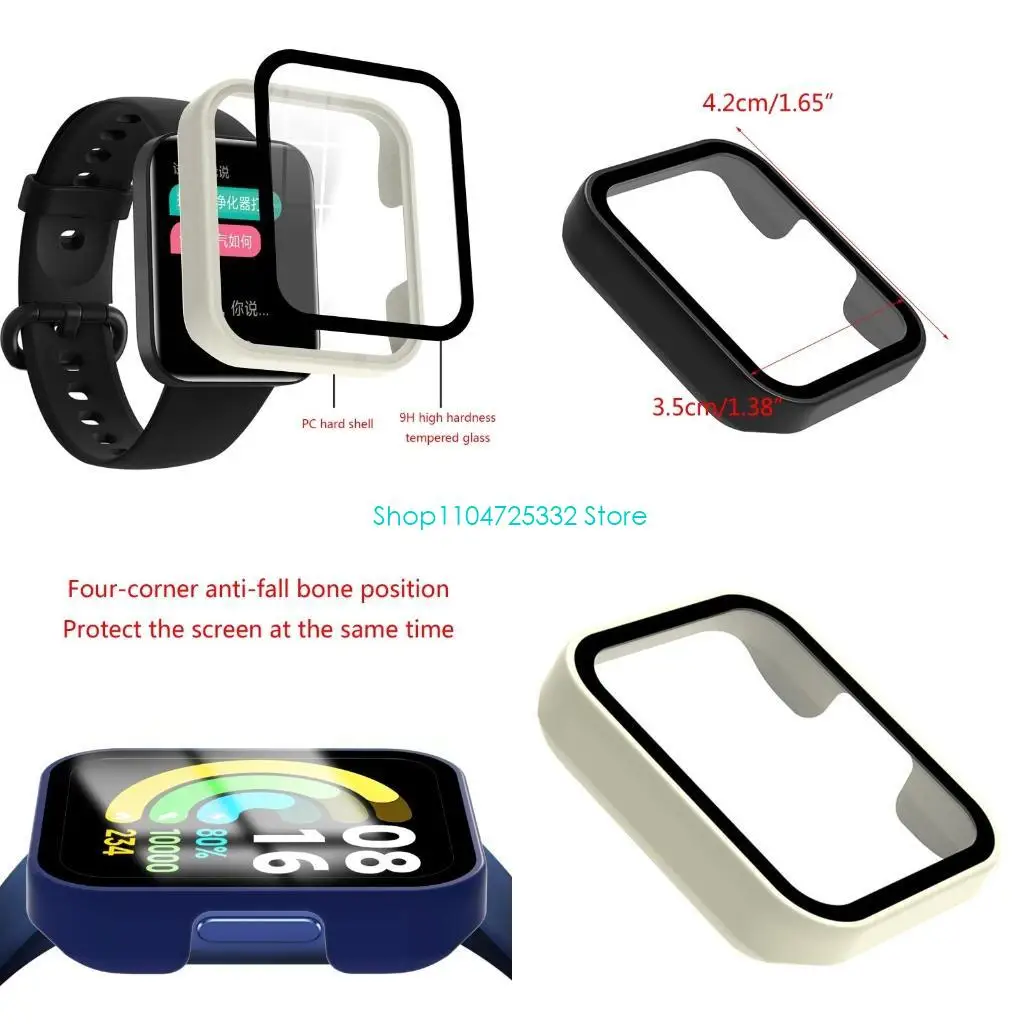 P5EA Screen Protector for Redmi Watch 2 Case Full Coverage Tempered Film+Shell
P5EA Screen Protector for Redmi Watch 2 Case Full Coverage Tempered Film+Shell