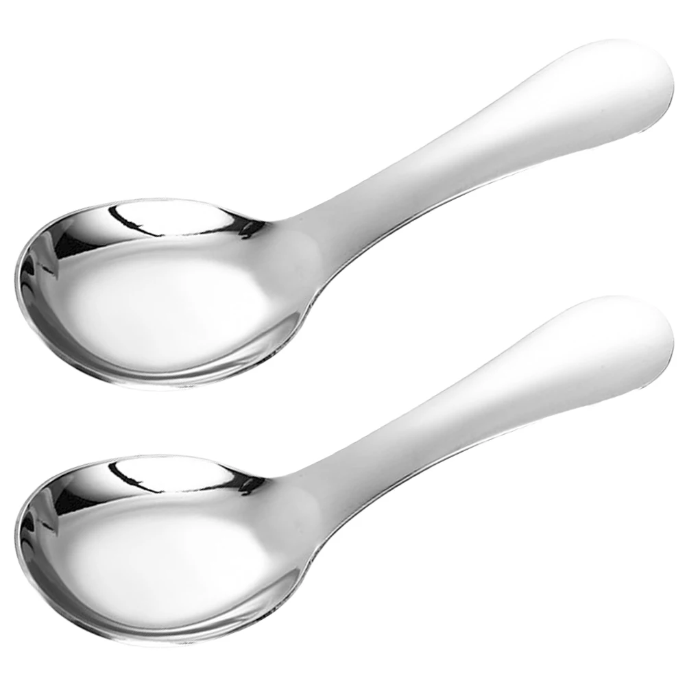 2pcs Children Soup Spoons Stainless Steel Baby Silverware Home Tableware Practical MultiUse Kitchen Bar utensils
2pcs Children Soup Spoons Stainless Steel Baby Silverware Home Tableware Practical MultiUse Kitchen Bar utensils