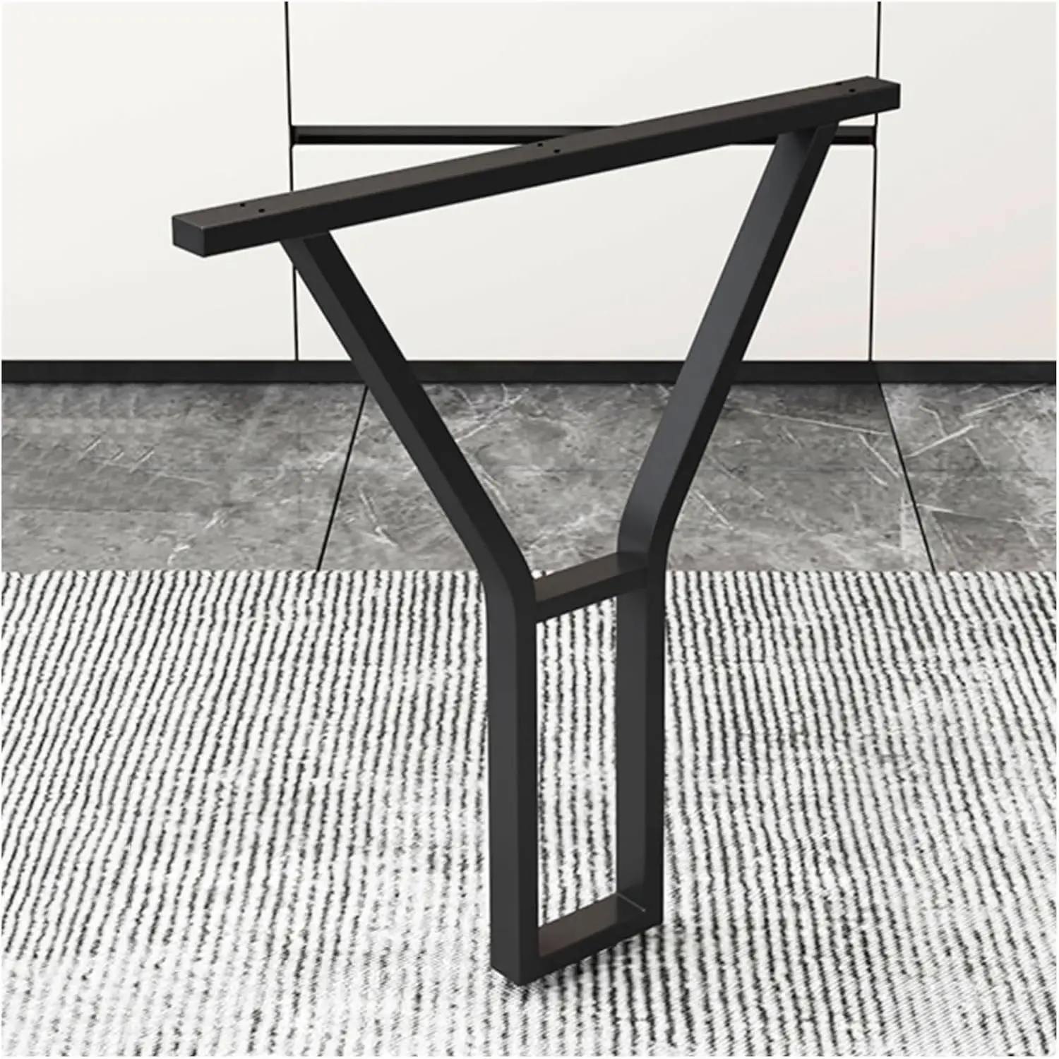 Desk Legs, DIY Furniture Legs,Cast Iron Metal Industrial Dining Table, for Modern(Black,60X35cm)
Desk Legs, DIY Furniture Legs,Cast Iron Metal Industrial Dining Table, for Modern(Black,60X35cm)