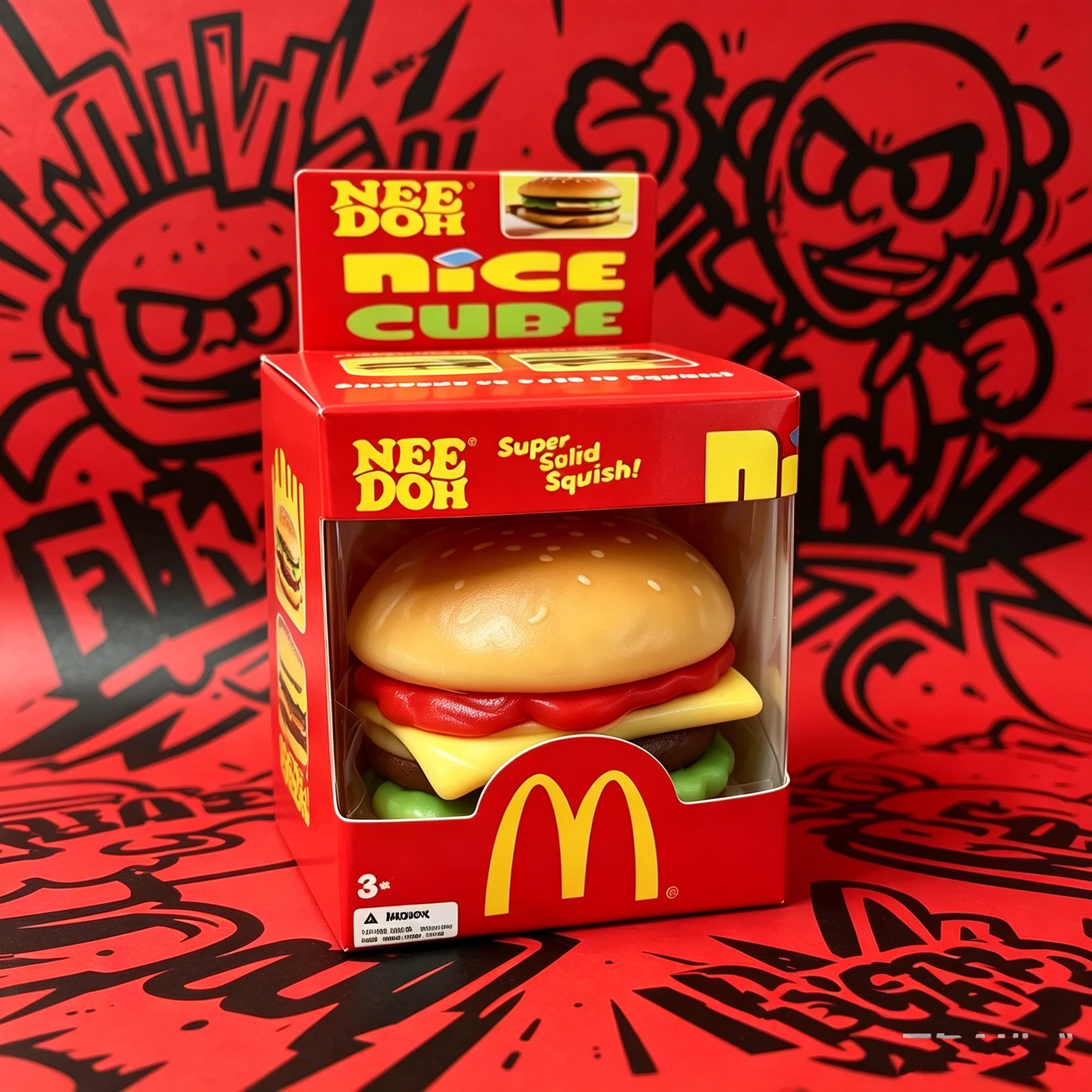 Nee Doh Nice Cube Simulation Hamburger Squishy Fidget Toy Super Soft Solid Squeeze Toy Stress Anxiety Relief Sensory Toy for Kid
Nee Doh Nice Cube Simulation Hamburger Squishy Fidget Toy Super Soft Solid Squeeze Toy Stress Anxiety Relief Sensory Toy for Kid