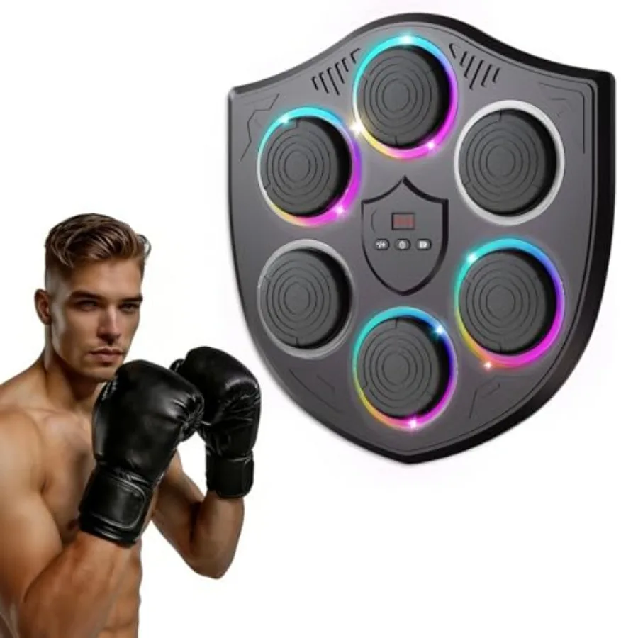 Music Boxing Machine for Adults Wall Mounted Smart Punching Trainer Interactive Boxing Target for Home Fitness
Music Boxing Machine for Adults Wall Mounted Smart Punching Trainer Interactive Boxing Target for Home Fitness