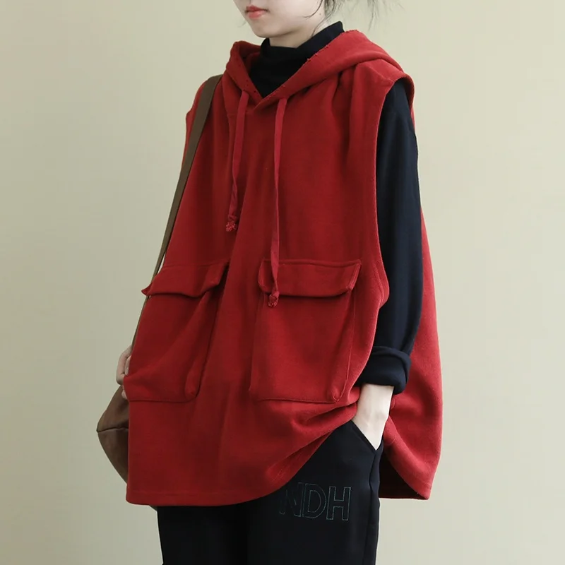 plus Size Women's Casual Loose Slimming Hoodie Vest Set Spring New Sle Korean Version Comfortable Breathable ket Design
plus Size Women's Casual Loose Slimming Hoodie Vest Set Spring New Sle Korean Version Comfortable Breathable ket Design