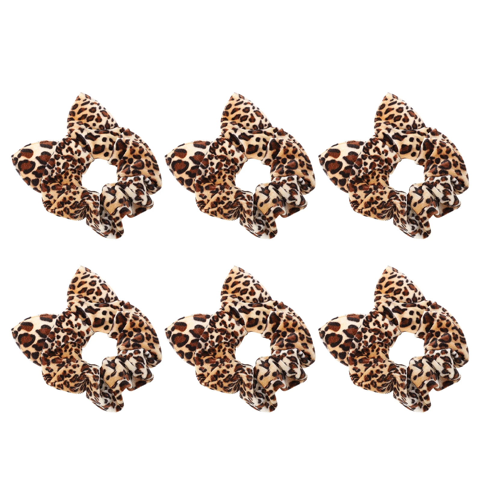 6pcs Leopard Scrunchies Elastic Ponytail Holders Women Hair Accessories Fabric Tie Wrist Decor gentle hair firm hold everyday
6pcs Leopard Scrunchies Elastic Ponytail Holders Women Hair Accessories Fabric Tie Wrist Decor gentle hair firm hold everyday