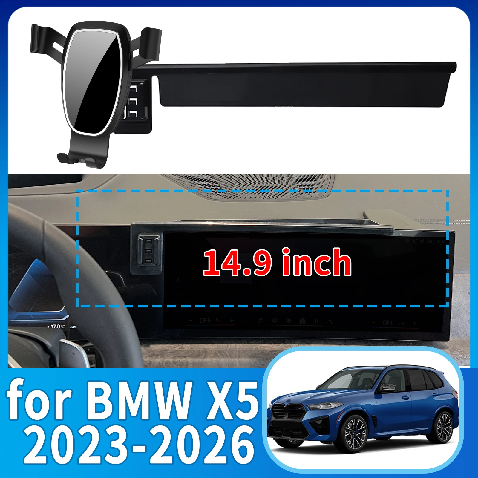 fit for BMW X5 2023 2024 2025 2026 G05 Anti-Shake Screen Base Phone Holder Mount Stand Dedicated Car accessoires
fit for BMW X5 2023 2024 2025 2026 G05 Anti-Shake Screen Base Phone Holder Mount Stand Dedicated Car accessoires