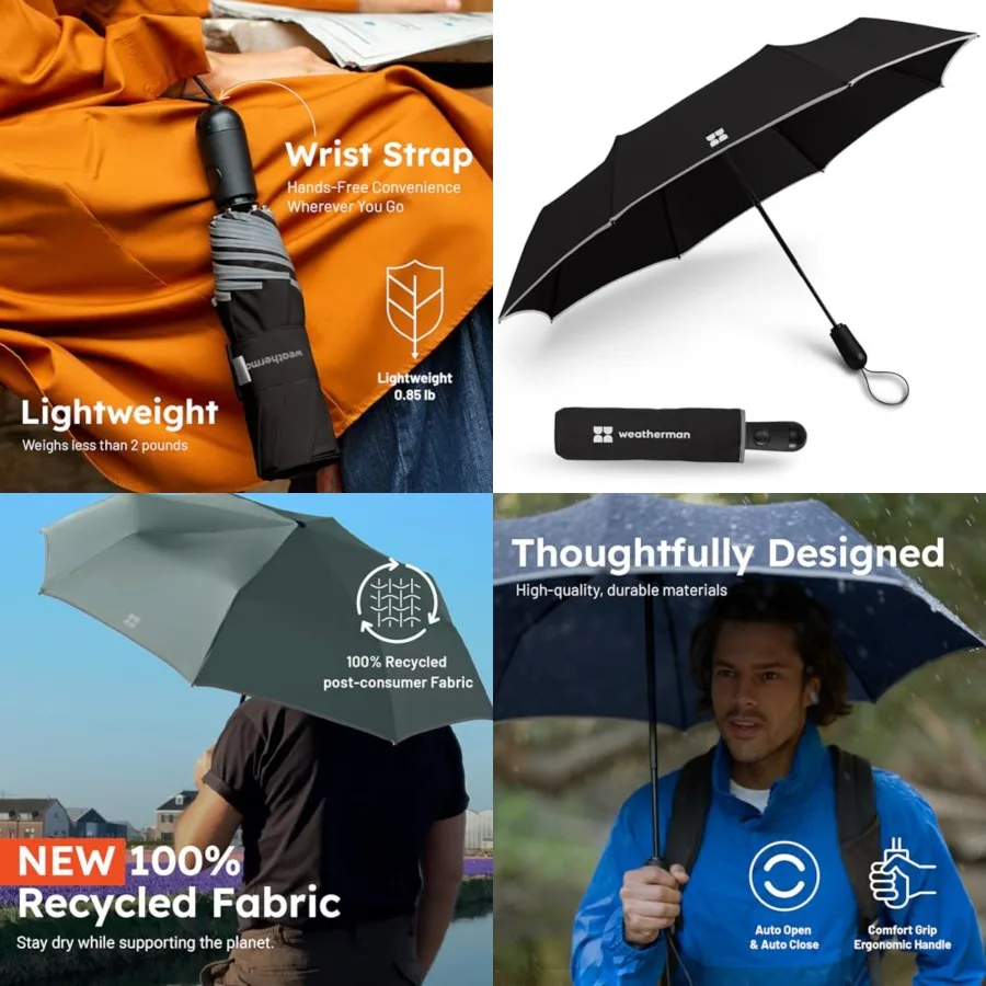 Umbrella - Premium Small Compact Mini Umbrellas for Traveling - Windproof Umbrellaas Resists Up to 45 MPH Winds - Traveling Umb
Umbrella - Premium Small Compact Mini Umbrellas for Traveling - Windproof Umbrellaas Resists Up to 45 MPH Winds - Traveling Umb