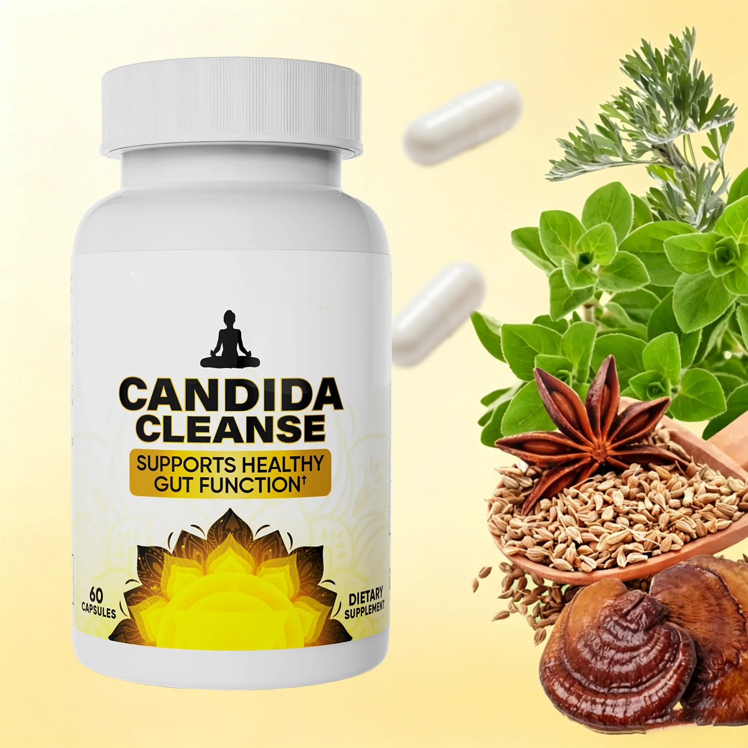 Candida Cleanse Body Detox for Women, Anti Overgrowth Gut Detox for Women, Full Body Cleanse with Pre and Probiotics, 60 Capsule
Candida Cleanse Body Detox for Women, Anti Overgrowth Gut Detox for Women, Full Body Cleanse with Pre and Probiotics, 60 Capsule