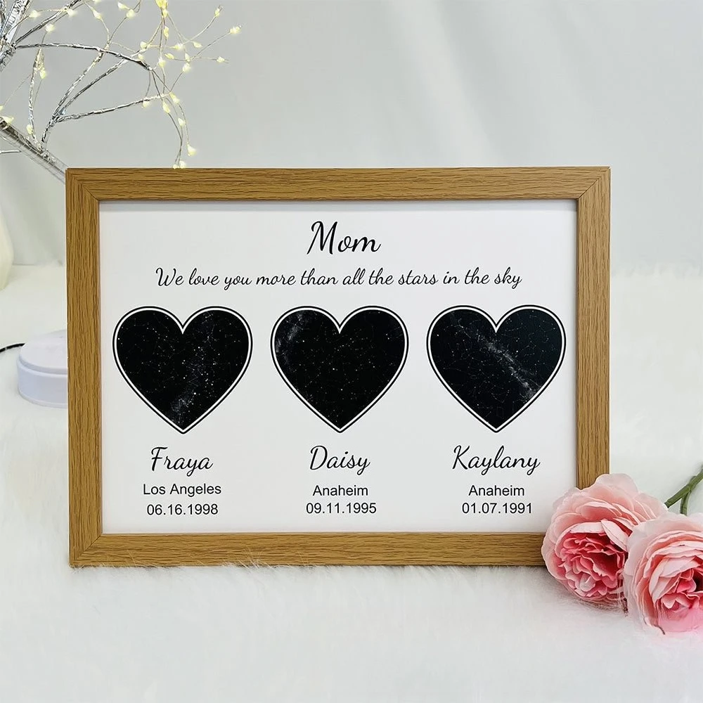 Star Map Love Family Picture Frame Mother's Day Father's Day Gift
Star Map Love Family Picture Frame Mother's Day Father's Day Gift