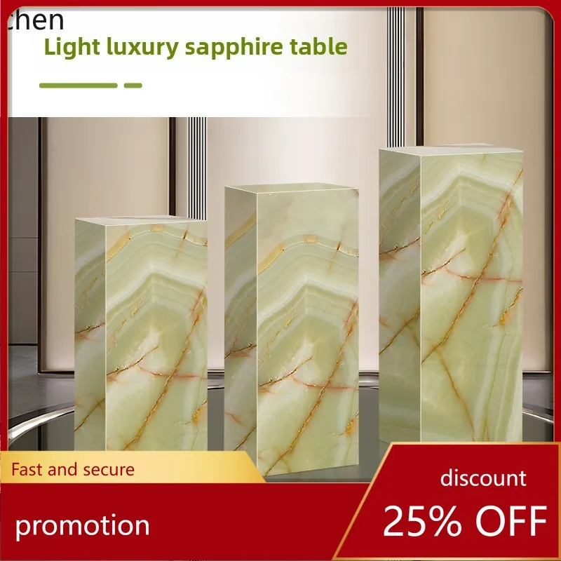 HXL Natural Green Jade Stone Base Display Stand Villa Luxury Stone Side Table Floor Flower Stand Entrance Decoration
HXL Natural Green Jade Stone Base Display Stand Villa Luxury Stone Side Table Floor Flower Stand Entrance Decoration