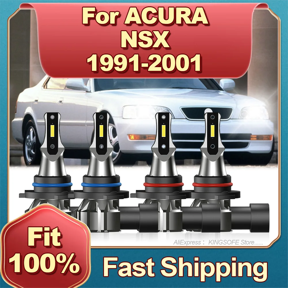 2/4Pcs LED Headlight 22000LM 6000K Cold White Auto Lamps Bulbs For ACURA NSX 1991 1992 1993 1994 1995 1996 1997 1998 1999- 2001
2/4Pcs LED Headlight 22000LM 6000K Cold White Auto Lamps Bulbs For ACURA NSX 1991 1992 1993 1994 1995 1996 1997 1998 1999- 2001