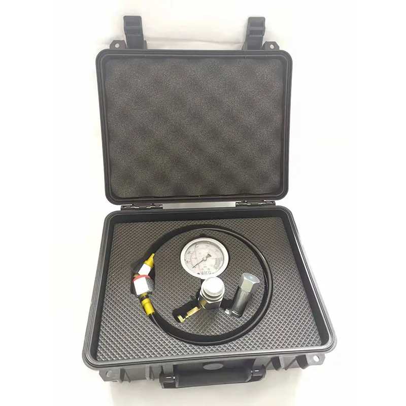 25MPA Nitrogen pressure filling meter Hydraulic meter Excavator nitrogen meter box Special gun head for crusher
25MPA Nitrogen pressure filling meter Hydraulic meter Excavator nitrogen meter box Special gun head for crusher