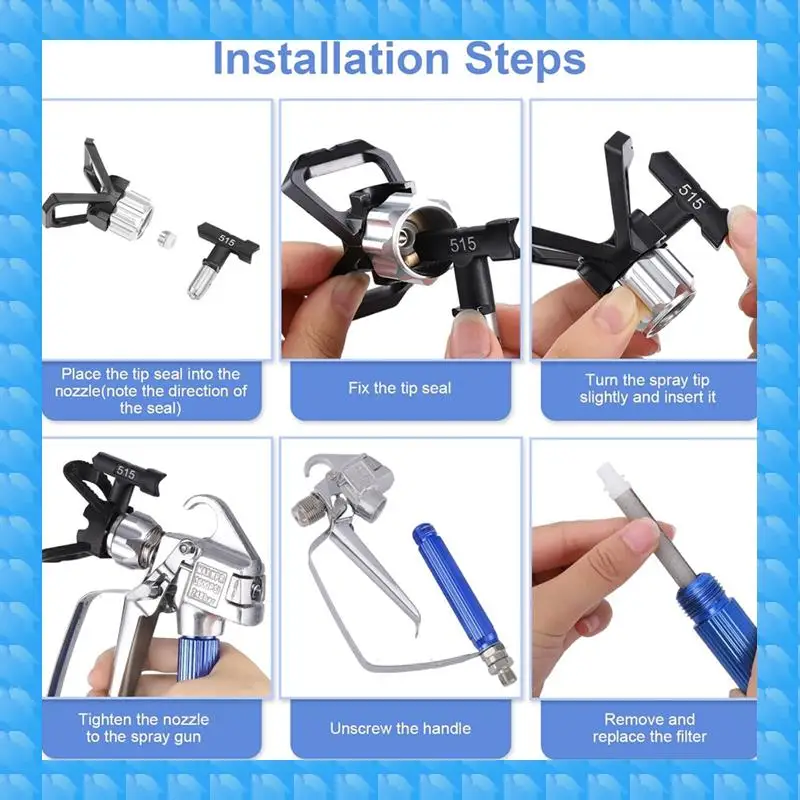 ETRT Airless Paint Sprayergun,Airless Spraygun Kit Paint Sprayergun For Airless Spraying Machine (211 313 415 515 517 623)
ETRT Airless Paint Sprayergun,Airless Spraygun Kit Paint Sprayergun For Airless Spraying Machine (211 313 415 515 517 623)