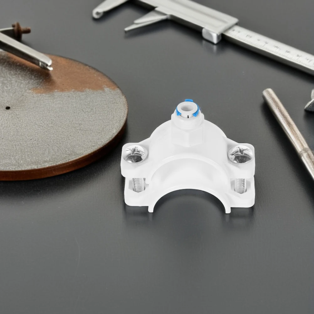 2pcs Securing Clip Saddle Drain Valve White Pom Plastic Connector for Water Purifier Integrated Design Durable Construction
2pcs Securing Clip Saddle Drain Valve White Pom Plastic Connector for Water Purifier Integrated Design Durable Construction