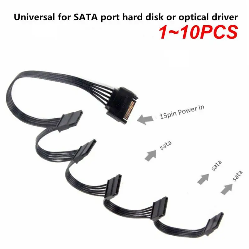 1 ~ 10 шт. 4-контактный IDE Molex To1/2/3/3,5-портовый 15-контактный SATA Кабель питания Шнур 18AWG провод для жесткого диска HDD SSD ПК сервера DIY
1 ~ 10 шт. 4-контактный IDE Molex To1/2/3/3,5-портовый 15-контактный SATA Кабель питания Шнур 18AWG провод для жесткого диска HDD SSD ПК сервера DIY